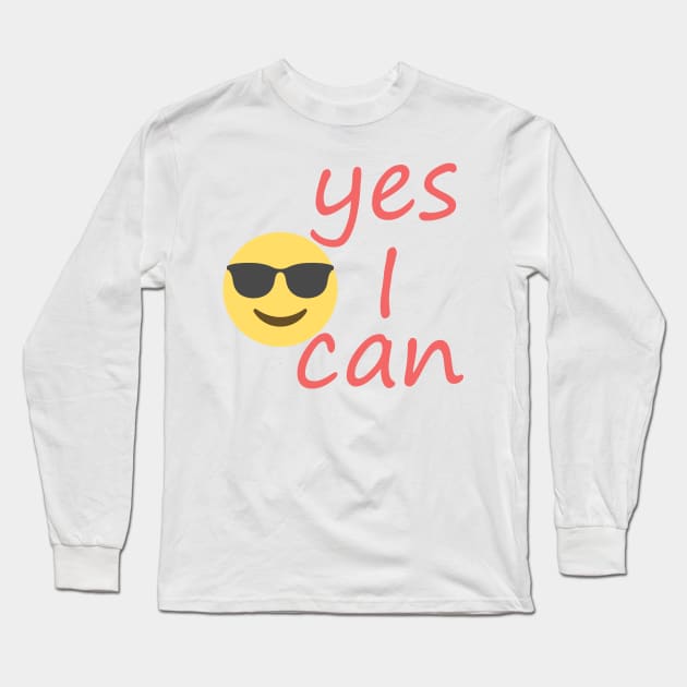 yes Long Sleeve T-Shirt by sarahnash